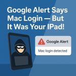 Google Account says Mac Login Detected