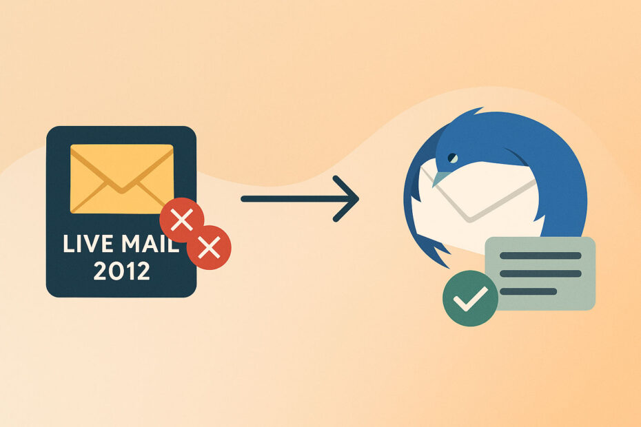 Migrate Windows Live Mail 2012 to Thunderbird