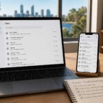Perth email troubleshooting for emails not receiving on a laptop and phone