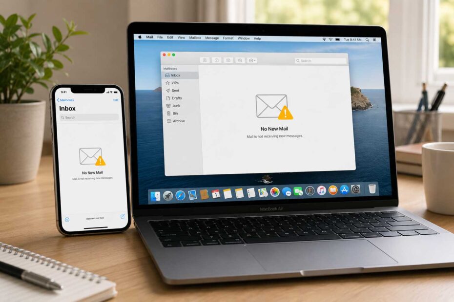iPhone and MacBook not receiving new emails in Apple Mail