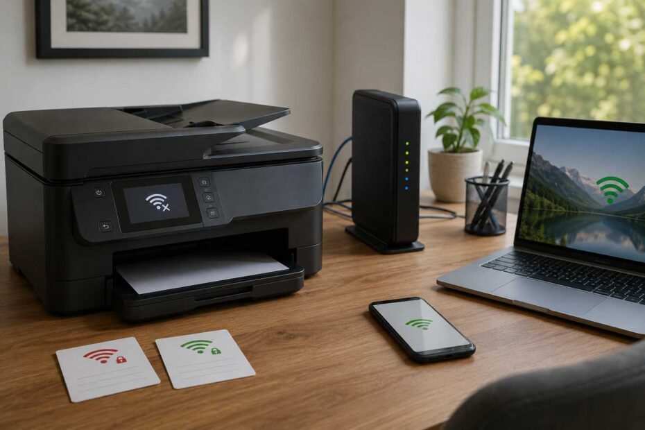 Wireless printer disconnected after the home Wi-Fi name or password was changed
