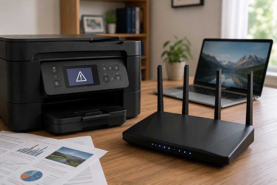 Older wireless printer failing to connect to a modern Wi-Fi 6 or Wi-Fi 7 router