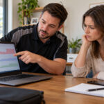 Technician diagnosing a slow laptop during an onsite computer support visit in Perth