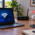 Laptop staying connected to Wi-Fi while the internet connection repeatedly drops out